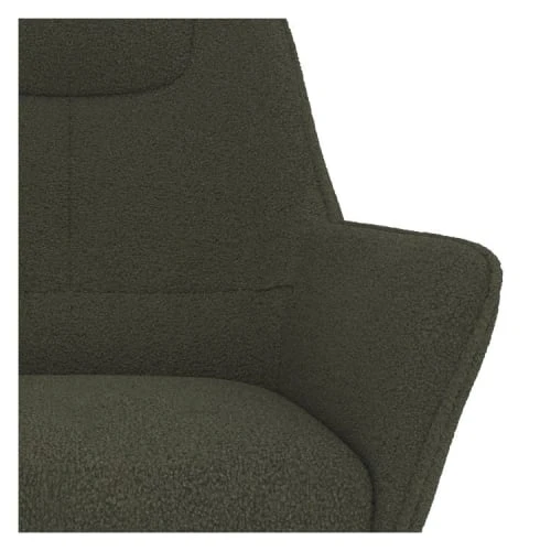Rocking-chair kaki effet laine bouclette en tissu Rendez Vous Déco Fauteuils Rocking-chair Kaki Effet Laine Bouclette En Tissu -Fauteuils Shop rocking chair kaki effet laine bouclette en tissu 4