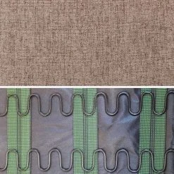 Alice's Garden Fauteuils Rocking Chair Marron Design Tissu Et Bois -Fauteuils Shop rocking chair marron design tissu et bois 3