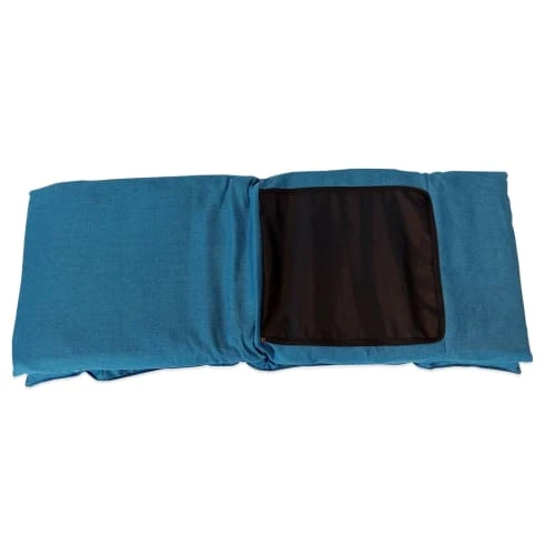 Siège de sol rembourré en métal et polyester bleu foncé Mobili Rebecca Fauteuils Siège De Sol Rembourré En Métal Et Polyester Bleu Foncé -Fauteuils Shop siege de sol rembourre en metal et polyester bleu fonce 5