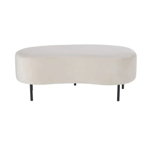 Tabouret rond gris clair et noir Maisons Du Monde Poufs Tabouret Rond Gris Clair Et Noir -Fauteuils Shop tabouret rond gris clair et noir 1000 11 22 215231 1