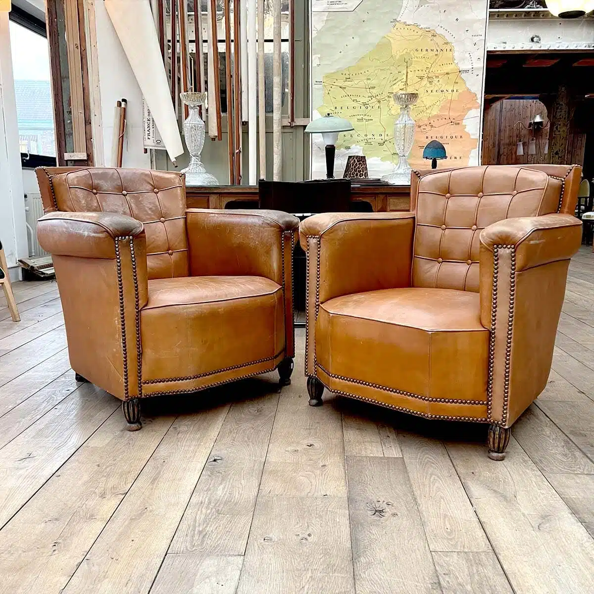 Fauteuils Shop -Fauteuils Shop Paire de fauteuils club